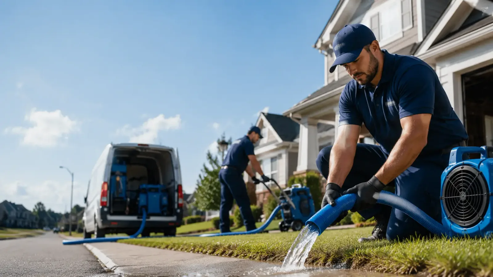 Flood Damage Restoration in Kirkman, IA